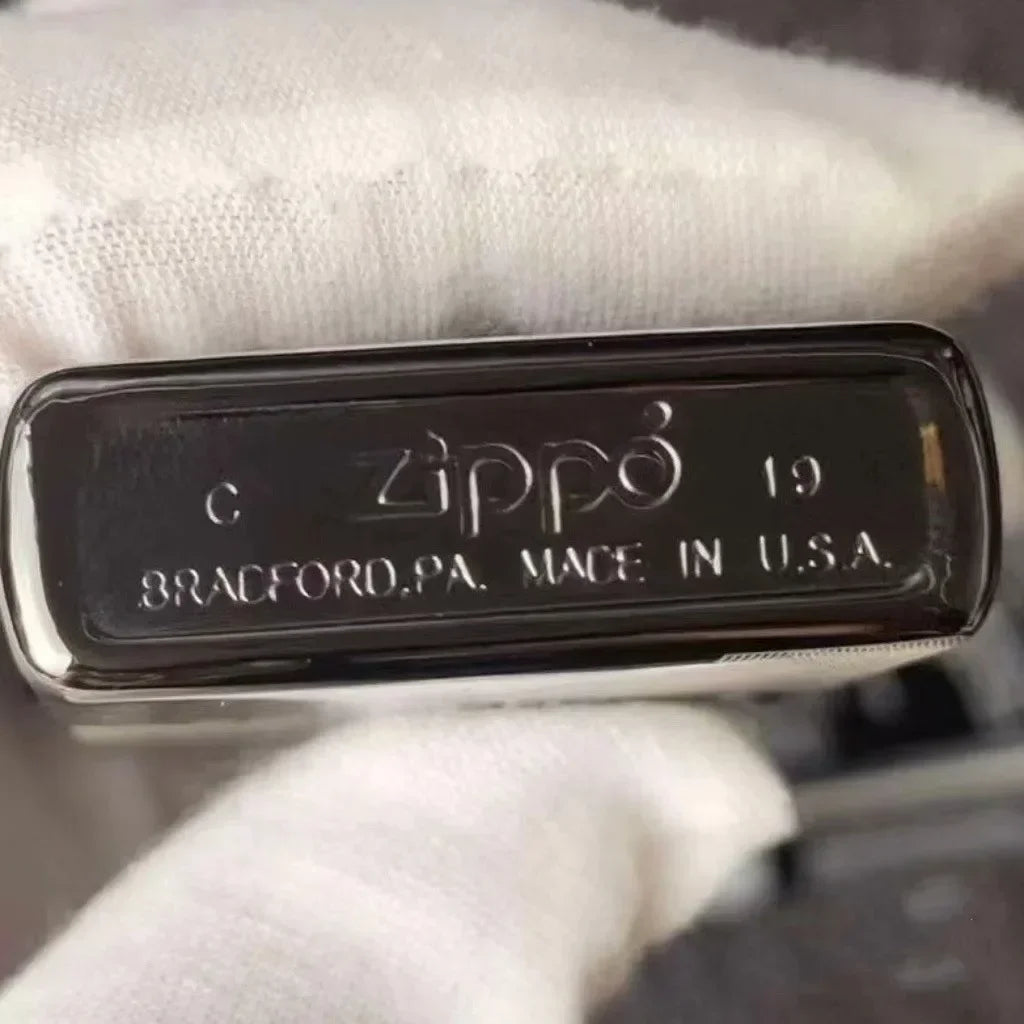 Zippo Black Ice Since 1932 Classical Design Windproof Collection accessory in box