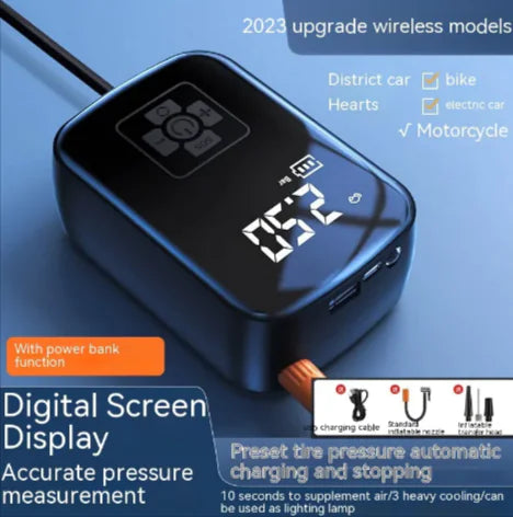 Emergency Tire Inflator (Fast & Wireless)