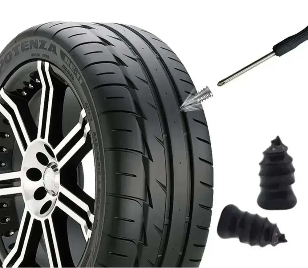 Emergency Tire Repair — No Jack