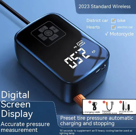 Emergency Tire Inflator (Fast & Wireless)