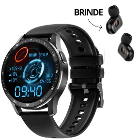 Ultramusic Smartwatch with Wireless Earbuds (One Set)