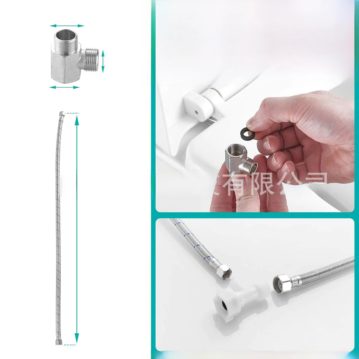 American Style Women's Hygiene Bidet with Dual Nozzles