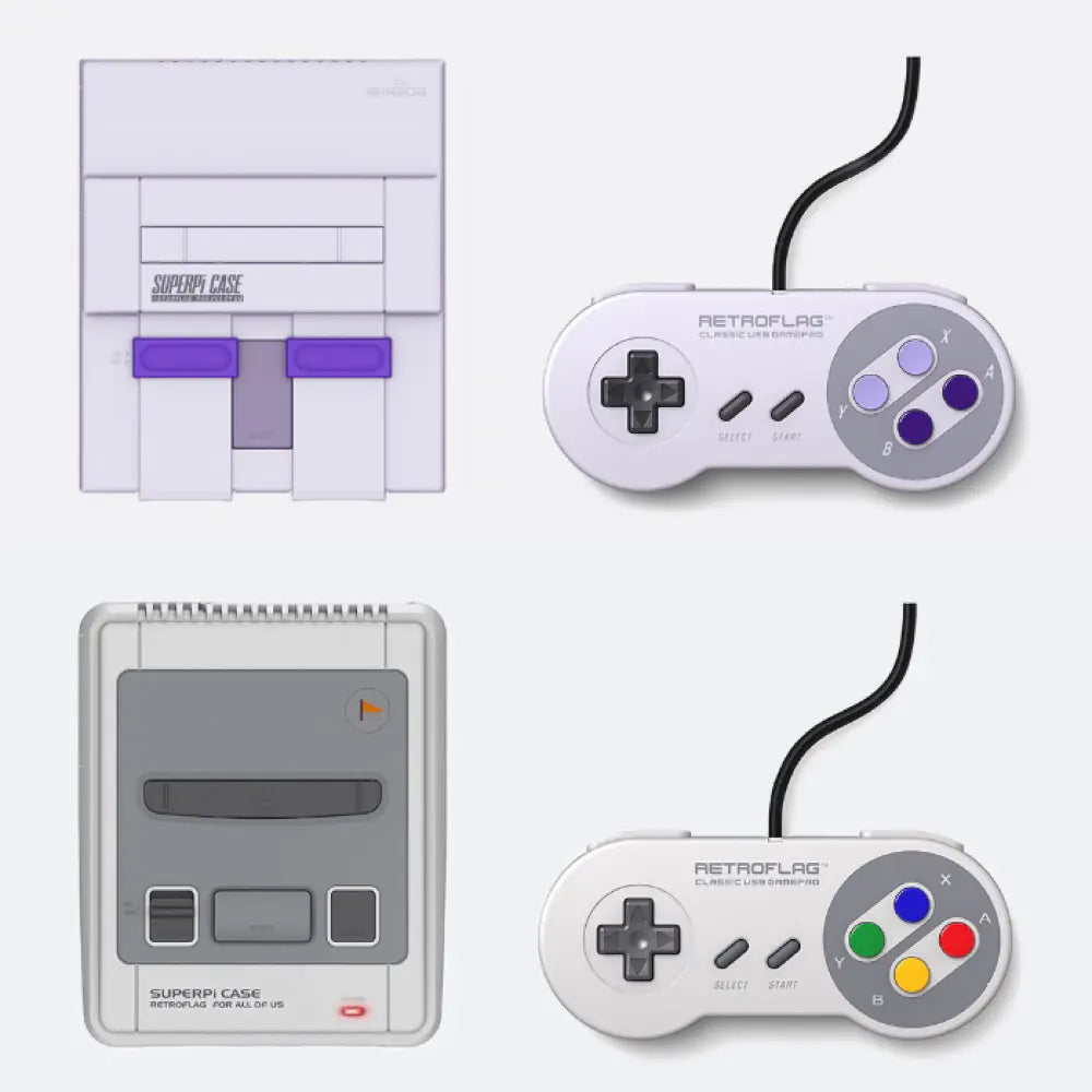 Retro Game Console with Controller and Card Slot